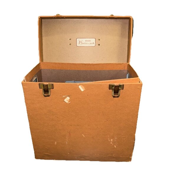 Other - Vintage Platter Pak Record Case 12” Vinyl Records 1950’s 1960’s Plus ACCEPTABLE